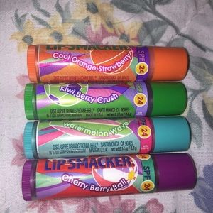 Fruity summer lip smacker lot